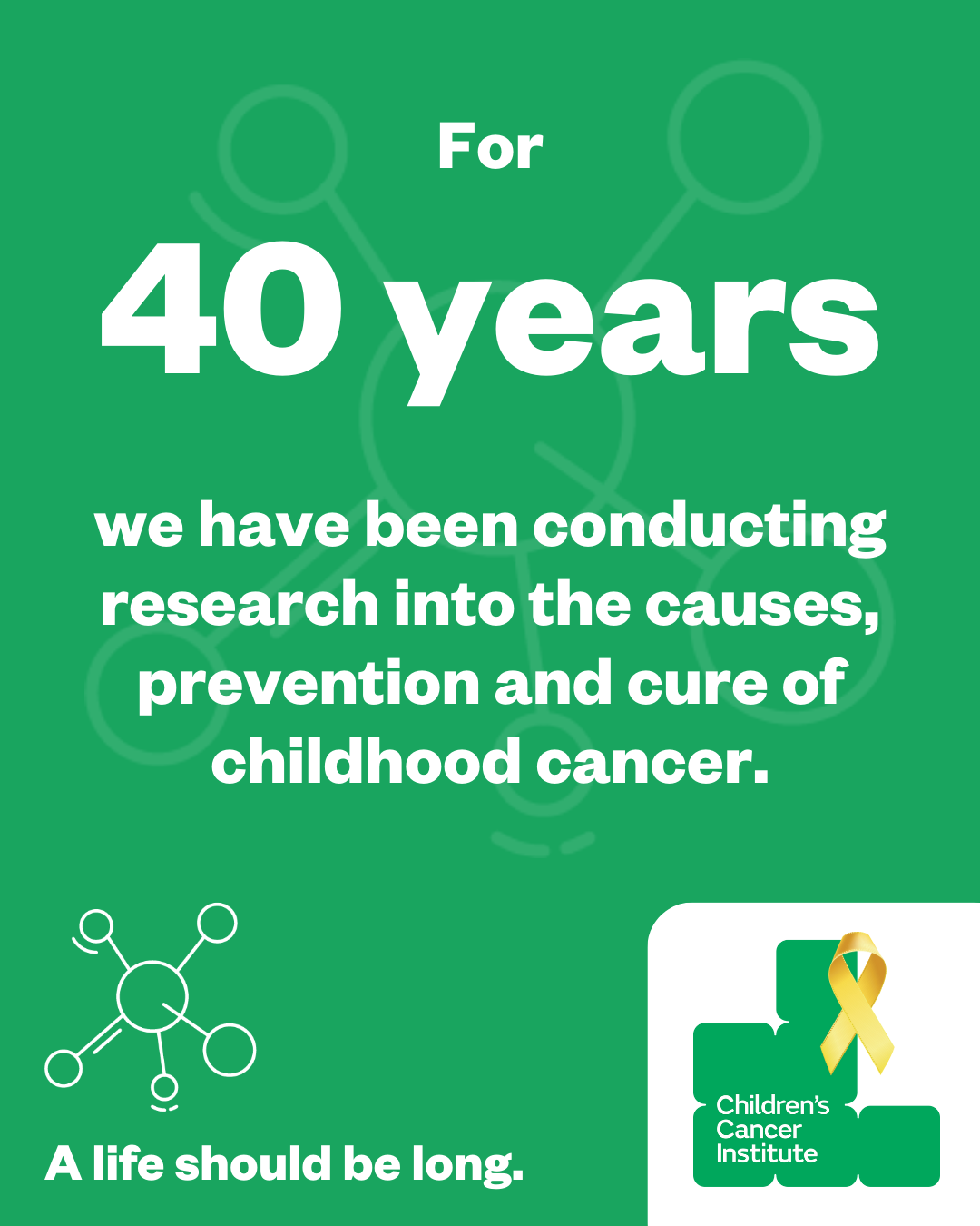 Childhood Cancer Awareness Month - Infographic 40 years