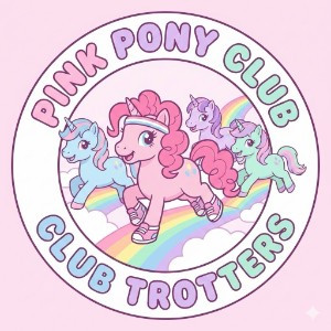 Pink pony club trotters