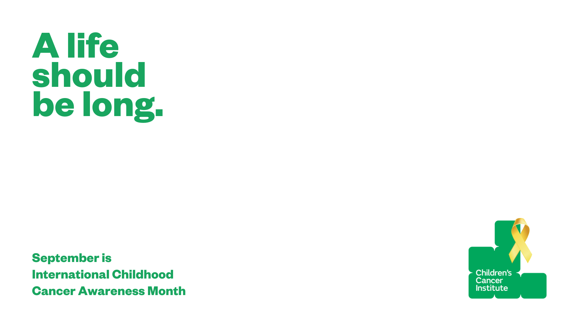 Childhood Cancer Awareness Month - Background v1